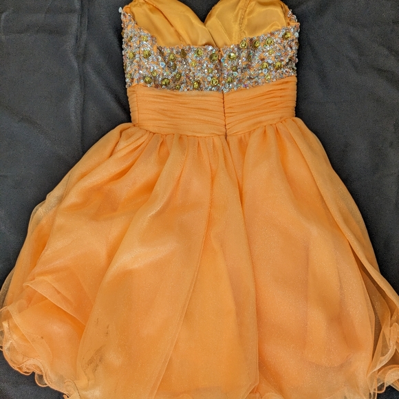 Designer Hannah strapless dress size 00 - Picture 3 of 4